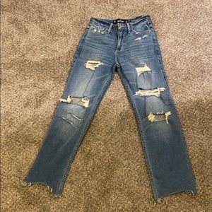 Straight leg jeans